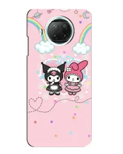 Чехол для Xiaomi Mi 10i с картинкой «My Melody и Kuromi» Чехол для Xiaomi Mi 10i с картинкой «My Melody и Kuromi»