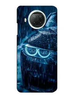 Чехол для Xiaomi Mi 10i с картинкой «BMW под дождем»