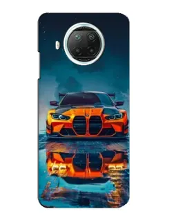 Чехол для Xiaomi Mi 10i с картинкой «BMW — золотая эмблема»