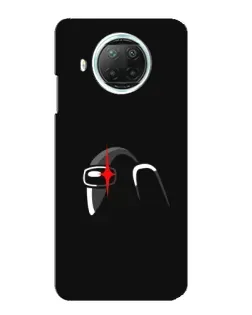 Чехол для Xiaomi Mi 10i с картинкой «Among Us шлем»