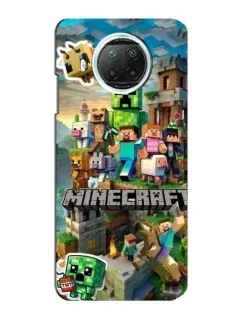 Чехол для Xiaomi Mi 10i с картинкой «Замок Minecraft»