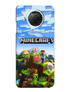 Чехол для Xiaomi Mi 10i с картинкой «Minecraft классический мир»