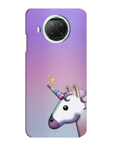 Чехол для Xiaomi Mi 10i с картинкой «Единорог градиент»