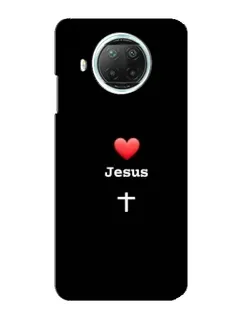 Чехол для Xiaomi Mi 10i с картинкой «Сердце - Jesus» Чехол для Xiaomi Mi 10i с картинкой «Сердце - Jesus»