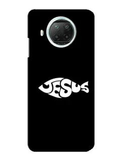 Чехол для Xiaomi Mi 10i с картинкой «Рыба Jesus»