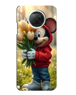 Чехол для Xiaomi Mi 10i с картинкой «Микки с тюльпанами» Чехол для Xiaomi Mi 10i с картинкой «Микки с тюльпанами»