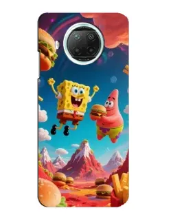 Чехол для Xiaomi Mi 10i с картинкой «Космический фастфуд» Чехол для Xiaomi Mi 10i с картинкой «Космический фастфуд»