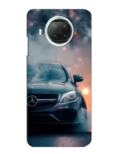 Чохол для Xiaomi Mi 10i з картинкою «Mercedes — нічне місто»