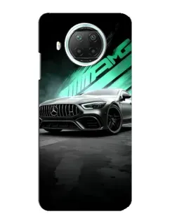 Чехол для Xiaomi Mi 10i с картинкой «Темный Mercedes AMG»