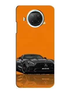 Чехол для Xiaomi Mi 10i с картинкой «Оранжевый Mercedes AMG»