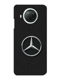 Чехол для Xiaomi Mi 10i с картинкой «Карбоновый Mercedes стиль» Чехол для Xiaomi Mi 10i с картинкой «Карбоновый Mercedes стиль»