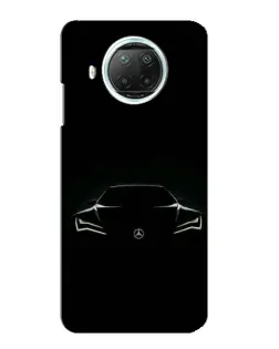 Чехол для Xiaomi Mi 10i с картинкой «Mercedes — силуэт авто» Чехол для Xiaomi Mi 10i с картинкой «Mercedes — силуэт авто»