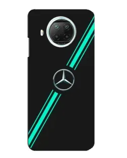 Чехол для Xiaomi Mi 10i с картинкой «Спортивные линии Mercedes» Чехол для Xiaomi Mi 10i с картинкой «Спортивные линии Mercedes»
