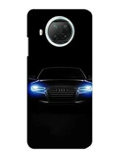 Чехол для Xiaomi Mi 10i с картинкой «Audi в неоне»