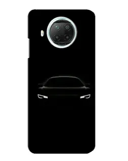 Чехол для Xiaomi Mi 10i с картинкой «Взгляд Audi в темноте»