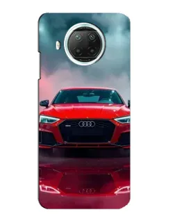 Чехол для Xiaomi Mi 10i с картинкой «Audi RS — красный стиль»