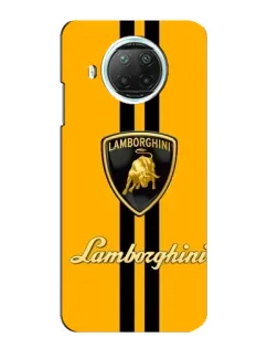 Чохол для Xiaomi Mi 10i з картинкою «Lamborghini Stripe жовтий»