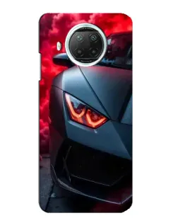Чохол для Xiaomi Mi 10i з картинкою «Lamborghini червоне сяйво»