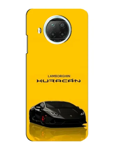 Чехол для Xiaomi Mi 10i с картинкой «Lamborghini Huracan черный»