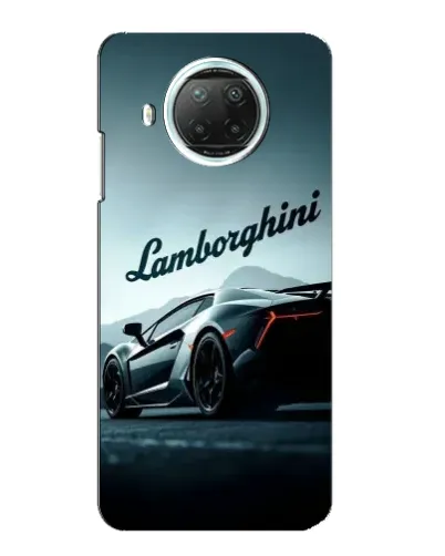 Чехол для Xiaomi Mi 10i с картинкой «Классическая надпись Lamborghini»