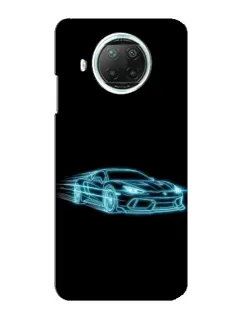 Чехол для Xiaomi Mi 10i с картинкой «Неоновый контур Lamborghini» Чехол для Xiaomi Mi 10i с картинкой «Неоновый контур Lamborghini»