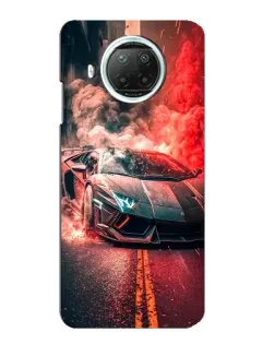 Чехол для Xiaomi Mi 10i с картинкой «Lamborghini красный дым» Чехол для Xiaomi Mi 10i с картинкой «Lamborghini красный дым»