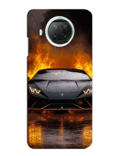 Чехол для Xiaomi Mi 10i с картинкой «Lamborghini в огне» Чехол для Xiaomi Mi 10i с картинкой «Lamborghini в огне»