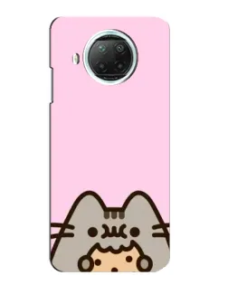Чехол для Xiaomi Mi 10i с картинкой «Pusheen и печенье» Чехол для Xiaomi Mi 10i с картинкой «Pusheen и печенье»