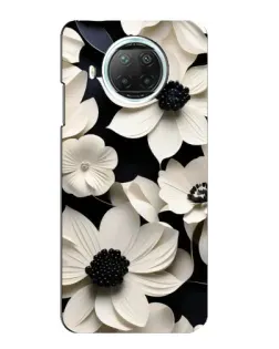 Чехол для Xiaomi Mi 10i с картинкой «Объемные белые цветы» Чехол для Xiaomi Mi 10i с картинкой «Объемные белые цветы»