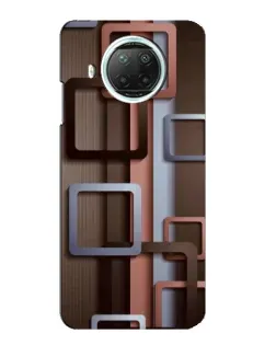 Чехол для Xiaomi Mi 10i с картинкой «Коричневые объемные квадраты» Чехол для Xiaomi Mi 10i с картинкой «Коричневые объемные квадраты»