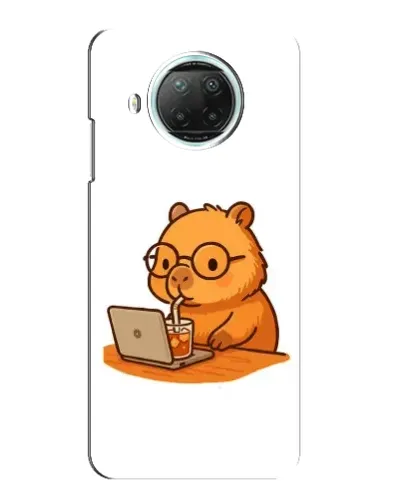 Чехол для Xiaomi Mi 10i с картинкой «Капибара с ноутбуком» Чехол для Xiaomi Mi 10i с картинкой «Капибара с ноутбуком»