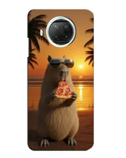 Чехол для Xiaomi Mi 10i с картинкой «Капибара с пиццей» Чехол для Xiaomi Mi 10i с картинкой «Капибара с пиццей»