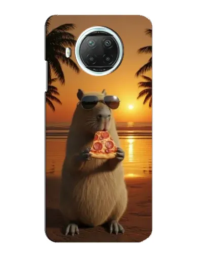 Чехол для Xiaomi Mi 10i с картинкой «Капибара с пиццей» Чехол для Xiaomi Mi 10i с картинкой «Капибара с пиццей»