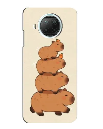 Чехол для Xiaomi Mi 10i с картинкой «Башня из капибар» Чехол для Xiaomi Mi 10i с картинкой «Башня из капибар»