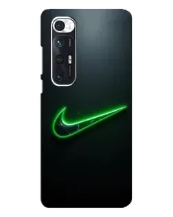Чохол для Xiaomi Mi 10s з картинкою «Неоновий контур Nike»