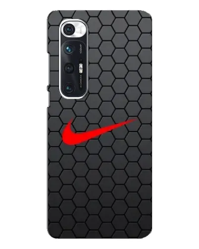Чехол для Xiaomi Mi 10s с картинкой «Nike — карбоновая сетка»
