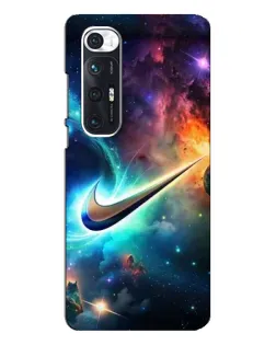 Чехол для Xiaomi Mi 10s с картинкой «Космический Nike Swoosh» Чехол для Xiaomi Mi 10s с картинкой «Космический Nike Swoosh»