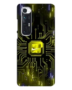 Чехол для Xiaomi Mi 10s с картинкой «Nike — золотая искра» Чехол для Xiaomi Mi 10s с картинкой «Nike — золотая искра»
