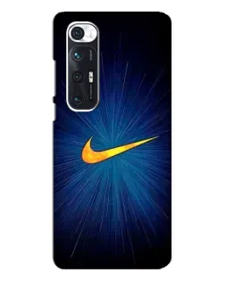Чехол для Xiaomi Mi 10s с картинкой «Синий пульс Nike» Чехол для Xiaomi Mi 10s с картинкой «Синий пульс Nike»