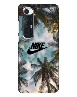 Чехол для Xiaomi Mi 10s с картинкой «Тропический принт Nike» Чехол для Xiaomi Mi 10s с картинкой «Тропический принт Nike»