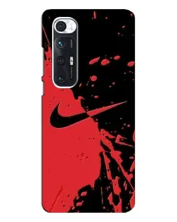 Чехол для Xiaomi Mi 10s с картинкой «Красные брызги Nike» Чехол для Xiaomi Mi 10s с картинкой «Красные брызги Nike»