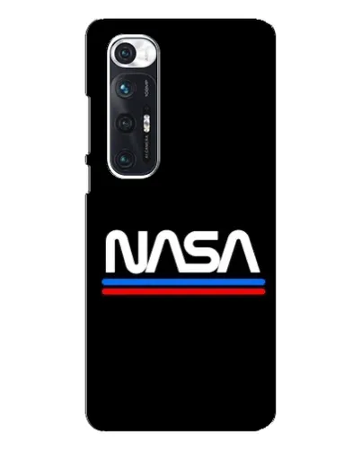Чехол для Xiaomi Mi 10s с картинкой «NASA — классика Red Blue»