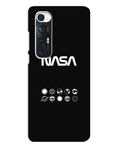 Чехол для Xiaomi Mi 10s с картинкой «NASA — технический принт»