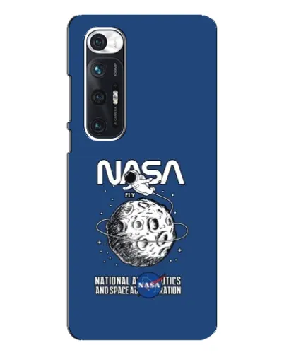 Чехол для Xiaomi Mi 10s с картинкой «NASA — лунная миссия»