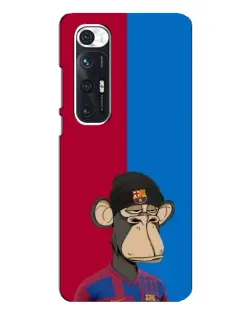Чехол для Xiaomi Mi 10s с картинкой «Bored Ape — фанат Барсы» Чехол для Xiaomi Mi 10s с картинкой «Bored Ape — фанат Барсы»