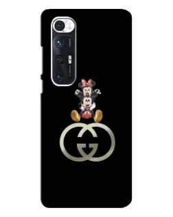 Чехол для Xiaomi Mi 10s с картинкой «Минни Маус на лого»