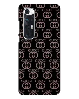 Чехол для Xiaomi Mi 10s с картинкой «Классическая монограмма Gucci»