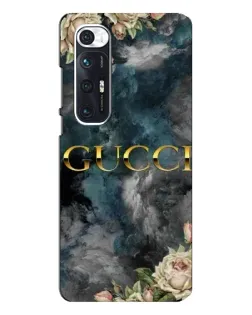 Чехол для Xiaomi Mi 10s с картинкой «Абстрактные цветы Gucci»