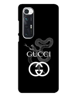 Чехол для Xiaomi Mi 10s с картинкой «Gucci — серебряная змея»