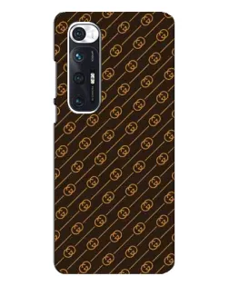 Чехол для Xiaomi Mi 10s с картинкой «Gucci — золотые диагонали»